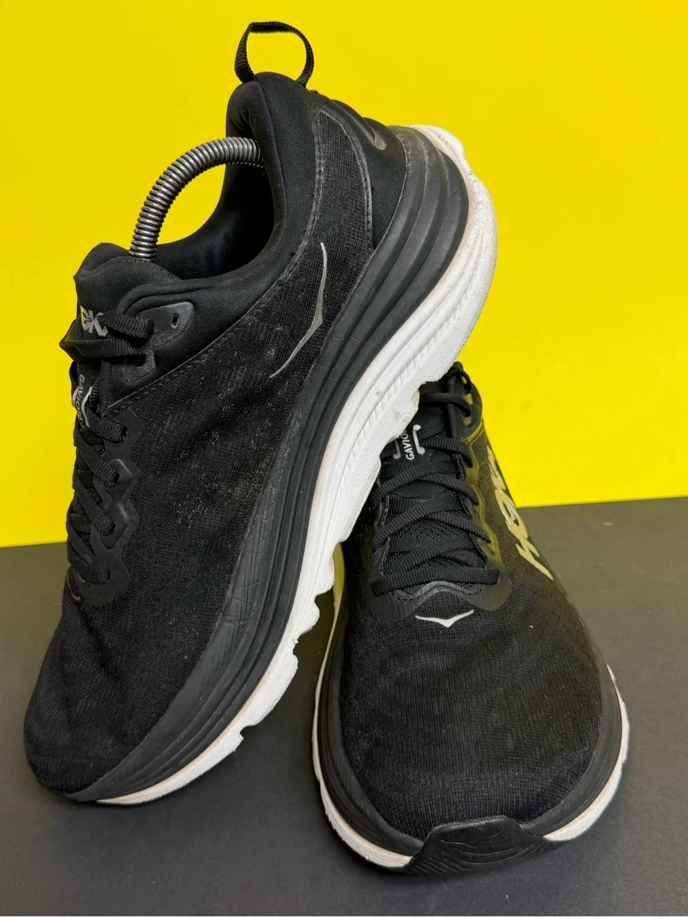 Hoka One One Gaviota 5 Mens Size 10.5D White Athletic Running Shoes